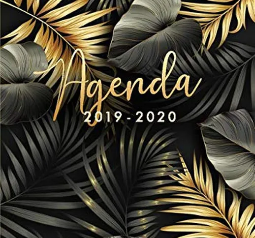 Agenda 2019-2020: Agenda giornaliera 2019 2020, luglio 2019 - dicembre 2020, 18 mesi, form...