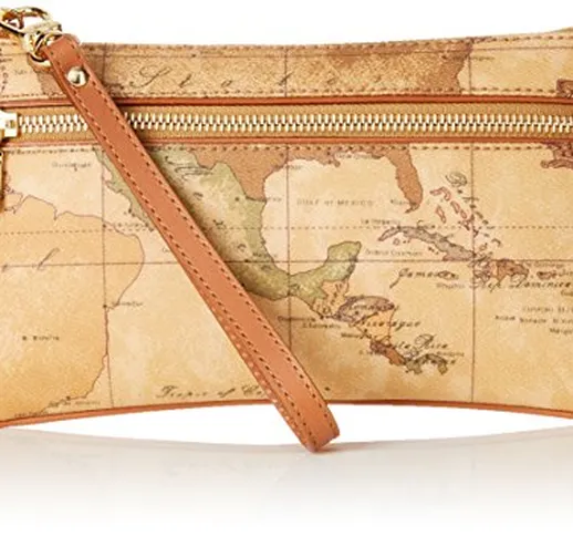 ALVIERO MARTINI M026, Pochette con polsiera Donna, Naturale, 1x13x24 cm