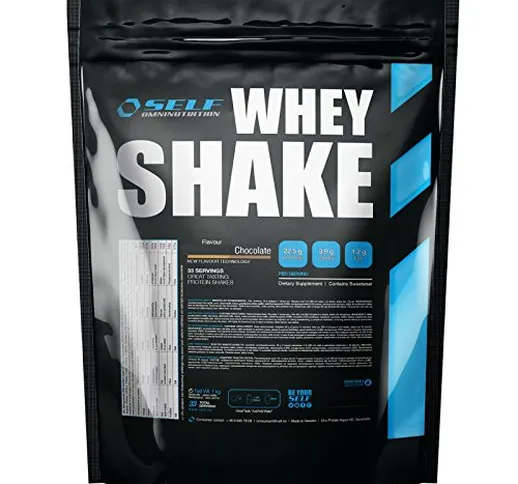 SELF OMNINUTRITION WHEY SHAKE 1 KG PROTEINE SIERO DEL LATTE CON VB 104 + 120 AMINOACIDI RA...