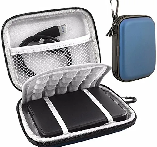 Borsa da trasporto Hard Drive esterna antiurto da 2,5 pollici per WD My Passport Essential...