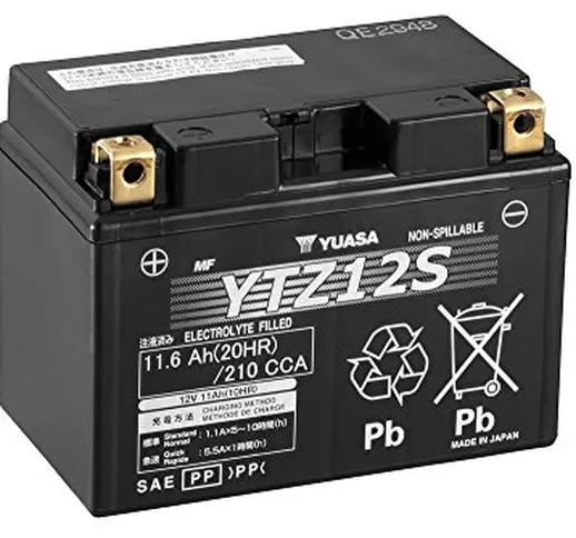 YUASA Batteria YTZ12S esente da manutenzione