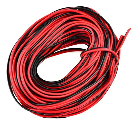 Cavo per Strisce 22AWG 2poli 1 Canale + - 0.325mmq 10 metri