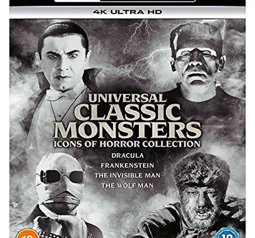 Universal Pictures Classic Monsters: Icons of Horror Collection, 4K Ultra-HD, Blu-Ray, 202...