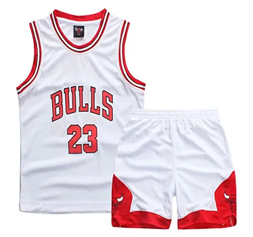 Sokaly Ragazzi Chicago Bulls Jorden # 23 Golden State Curry BOSTON Pantaloncini da Basket...