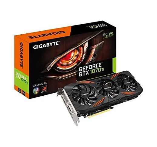 Gigabyte GeForce® GTX 1070 Ti Gaming 8G - Graphics Cards (GeForce GTX 1070 Ti, 8 GB, GDDR5...