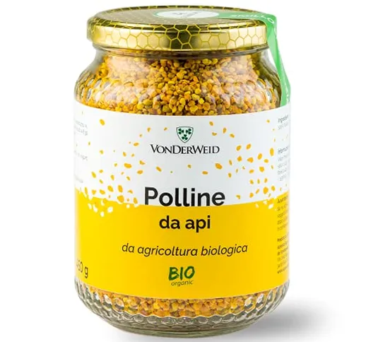 Vonderweid - Polline d'Api | Polline Biologico Italiano | Alimento Completo ricco di Prote...
