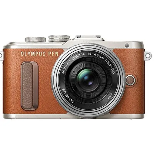Olympus PEN E-PL8 Kit, Fotocamera di Sistema Micro Quattro Terzi (16,4 MP, Stabilizzatore...