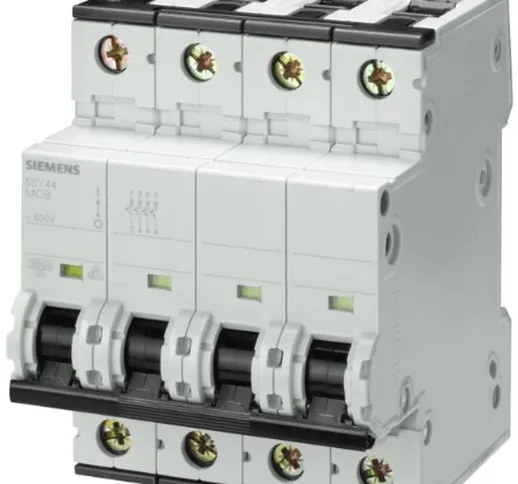 Siemens – Interruttore di protezione per cavi 70 accesoriable 10 kA Curva C 4 poli 40 A