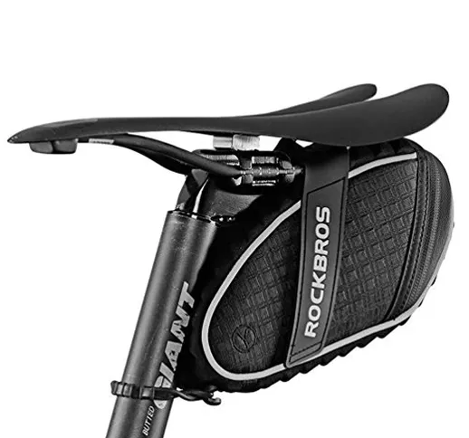 ROCKBROS Borsa Sella Bici Borsa da Sella Sottosella per Bicicletta MTB Bici da Corsa 1L Ca...