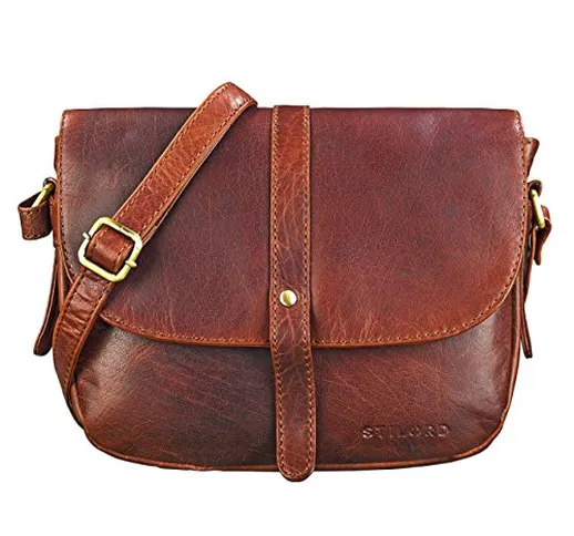 STILORD 'Kira' Borsetta da donna in pelle Borsa piccola a tracolla vintage Clutch Pochette...