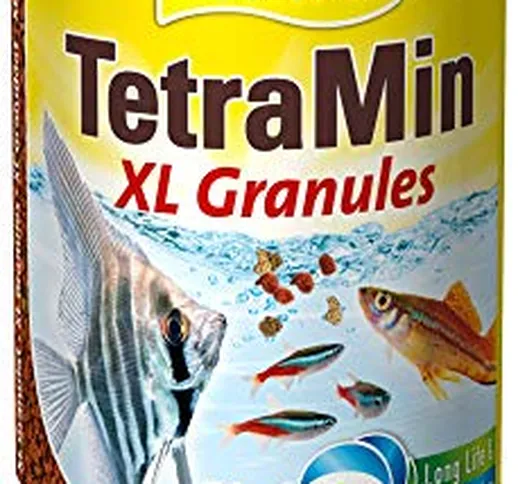 Tetra TetraMin XL Granuli per Pesci, 250 ml