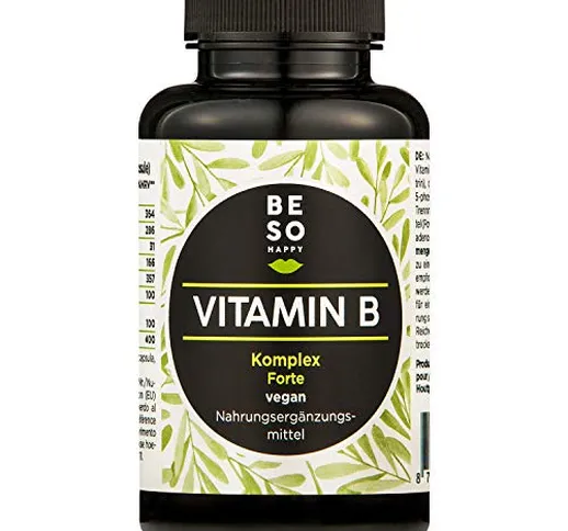 Complesso di Vitamine B con 10 µg di Vitamina B12 per Dose Giornaliera | 180 Capsule, Scor...