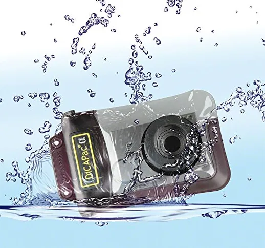 Dicapac WP-410 Custodia Waterproof per Fotocamere Digitali Compatte, Spessore Piccolo, con...