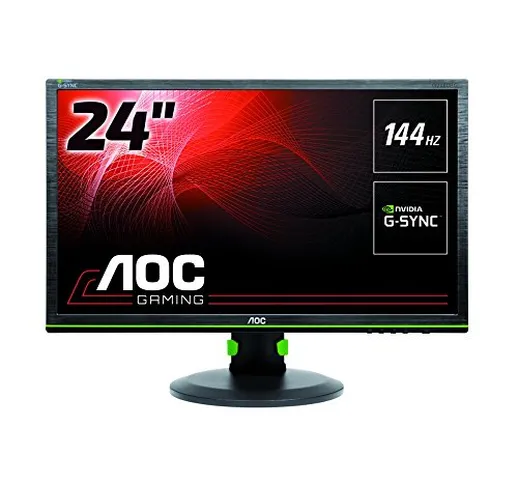 AOC G2460PG Monitor Gaming da 23,8", FHD, 1920x1080, 144Hz, 1 msec, Speaker, DP, 4 Porte U...