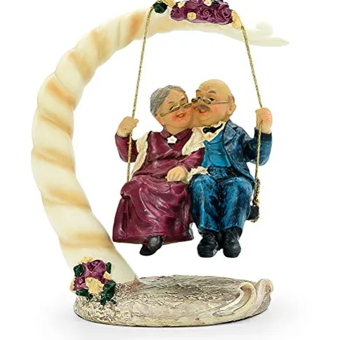 Aoneky Statuetta per Matrimonio 50 Anni di Nozze d'oro Anniversario di Matrimonio Presente...