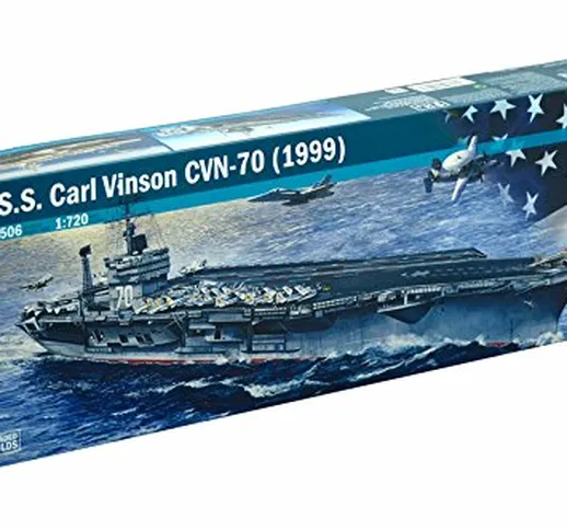 Italeri 5506 - USS Carl Vinson Cvn-70 (1999) Model Kit  Scala 1:720