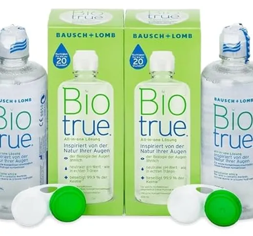 Biotrue multi-purpose contact lens solution 2 x 300 ml pack (Twin Pack) by Biotrue