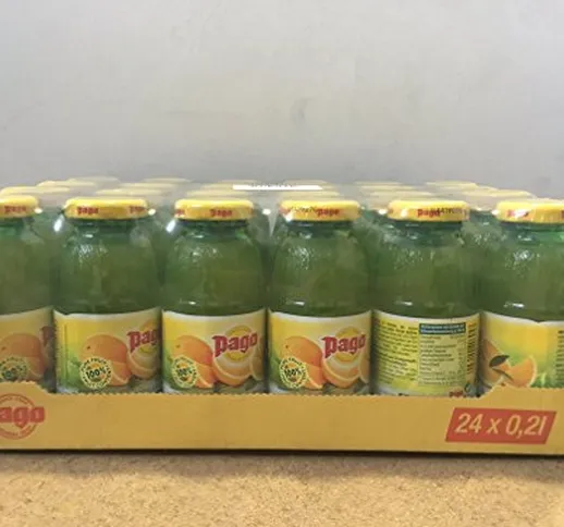 Pago ARANCIA Orange Pulpee cl 20 x 24 bottiglie in vetro succo di frutta
