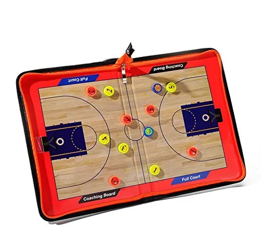 Katech Portatile Basketball Coaching Board Set Basketball Allenatore Tattica Lavagna Magne...