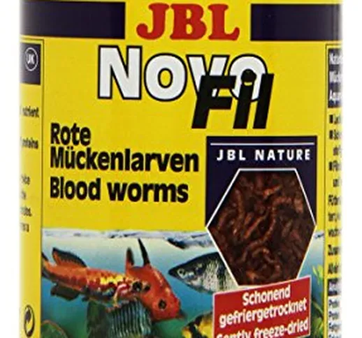 JBL NovoFil 30260 - Mangime complementare per pesci acquari selezionati, larve di zanzare...