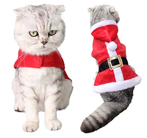 Legendog Abbigliamento per Animali Domestici di Natale, Gatto Costume Carino Reggiseno Bab...