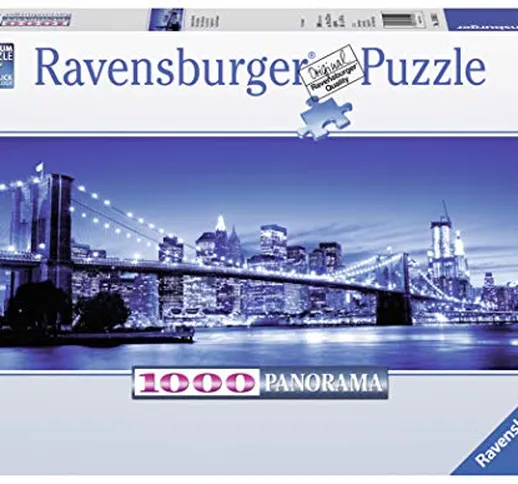 Ravensburger Italy- Brillante New York - Panorama, Puzzle 1000 Pezzi, 15050 2