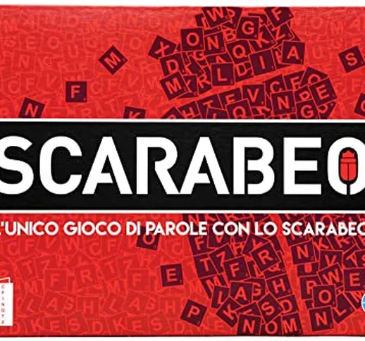 SCARABEO, Scarabeo Classico, gioco di parole in scatola, gioco da tavolo per tutta la fami...