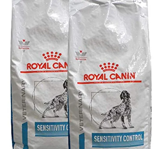 Royal Canin, Sensitivity Control (SC 21), Veterinary Diet, cibo secco per cani, 2 confezio...