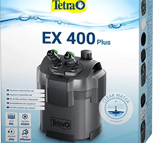 Tetra Ex 400 Plus Set Filtro Esterno per acquari