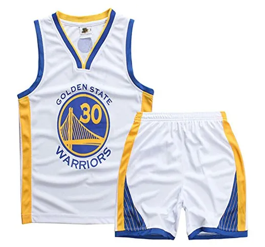 Sokaly Ragazzi Chicago Bulls Jorden # 23 Golden State Curry BOSTON Pantaloncini da Basket...