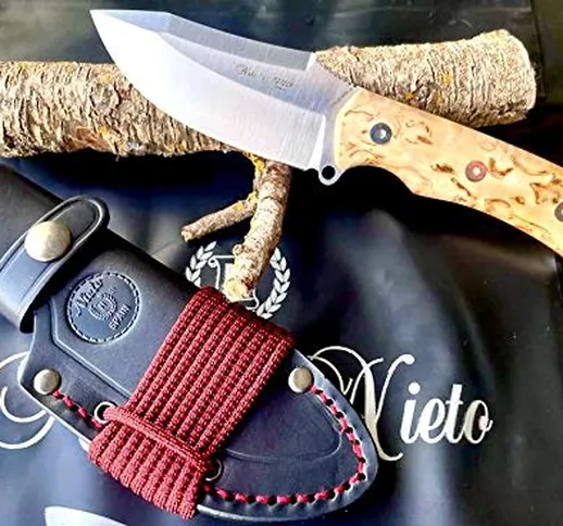 NIETO 144-A Coltello di sopravvivenza Nieto PANZER Acciaio BÖHLER Manico in betulla, lama...