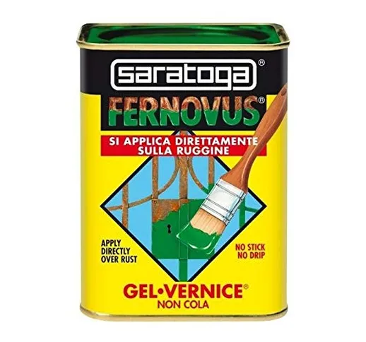 Vernice Gel Antiruggine Fernovus 750ml, Verde Medio Martellato , Saratoga