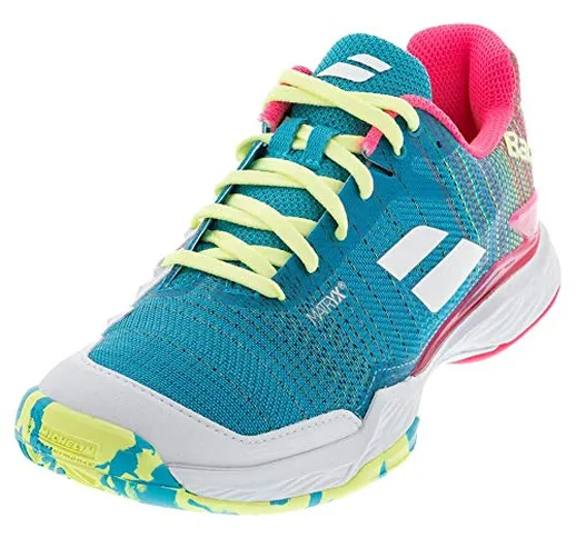 Babolat Jet Mach II CL Women, Scarpe da Tennis Donna, Capri Breeze/Pink, 41 EU