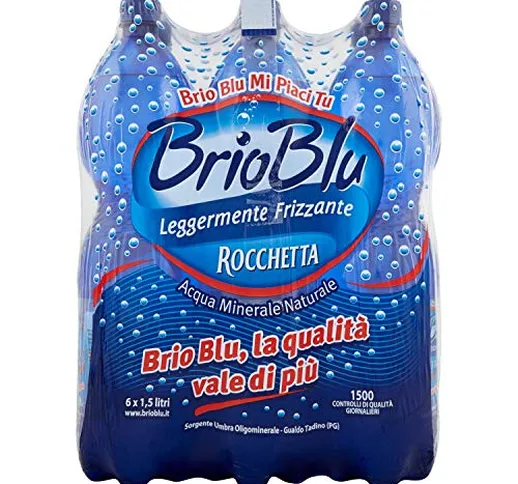 Brio Blu Acqua Minerale Naturale - 6 x 1.5 L