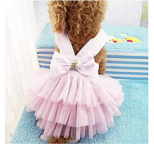 Famhome Dog Spring Summer Dress, fashion Pretty Summer Sweet Puppy Dog Pet Dress Skirt can...