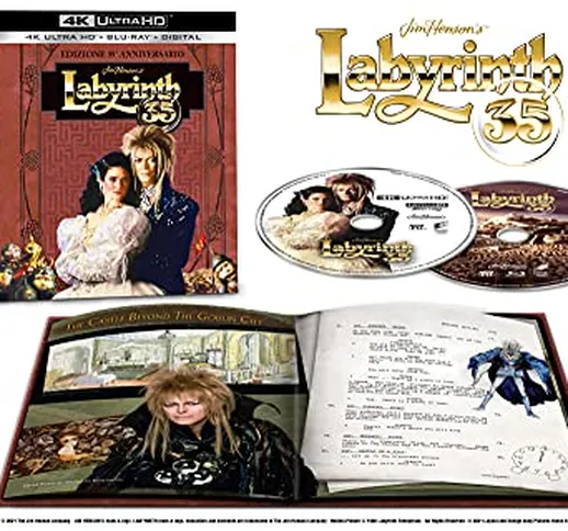 Labyrinth - Dove Tutto E' Possibile Anniversary Ed. 4K (Bd 4K + Bd Hd) (2 Blu Ray)