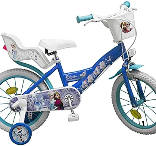 TOIMS Frozen - Bicicletta per Bambino, 16"