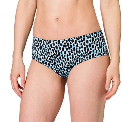 sloggi Shore Koh Tachai Mid Waist Parte Inferiore del Bikini, Blue-Dark Combination, S Don...