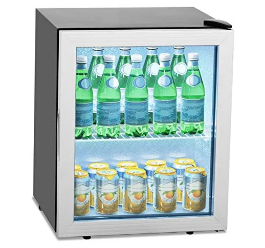 Royal Catering Vetrina Frigo per Bibite Mini Frigo Bevande RCGK-54A (54 L, 0-10 °C, 64 W,...