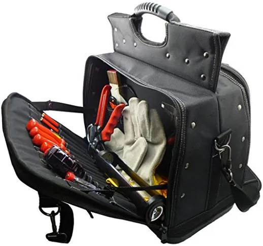 Toolpack Excellence Borsa degli Attrezzi Robusta Custodia Strumenti Lavoro