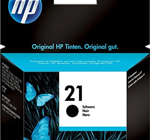 HP21 C9351AE Inkjet Print Cartridge, 150 pagine, Nero