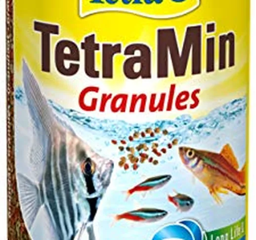 TetraMin Granules Mangime per Pesci sotto Forma di Granuli Fini per Tutti i Pesci Ornament...