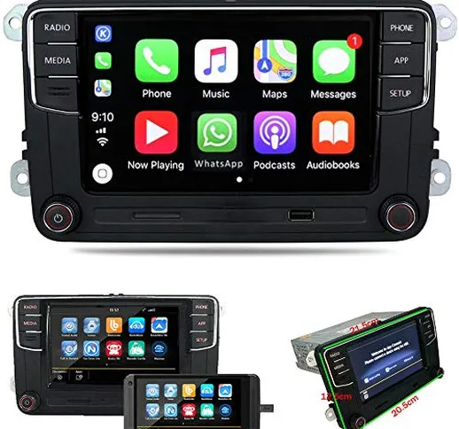 6.5"autoradio RCD360 Carplay MirrorLink Bluetooth USB SD per VW GOLF MK5 6 CADDY POLO EOS...