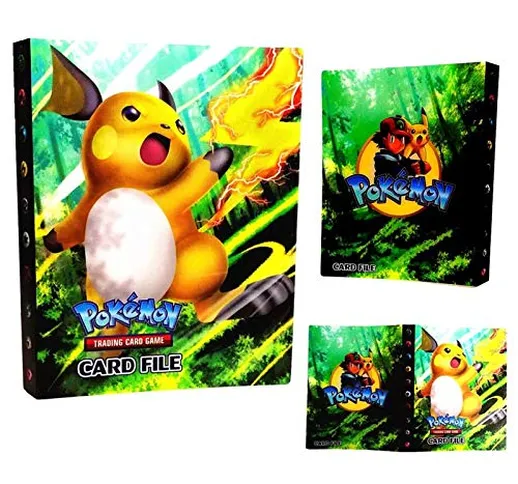 Raccoglitore porta carte Pokemon, album Pokemon Cards GX EX Trainer, album di carte da col...