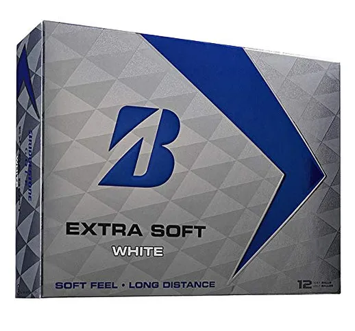 Bridgestone 2017 Extra Soft Extra Golf Balls (One Dozen), Unisex, Extra Soft, Bianco, M