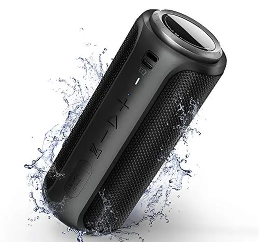 Cassa Bluetooth 30W Altoparlante Portatile Bluetooth 5.0 con Bassi Potenti, TWS 360° Suono...