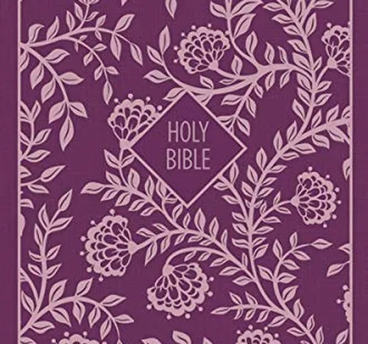 Holy Bible: King James Version, Purple Cloth Over Board, Thinline, Red Letter Edition