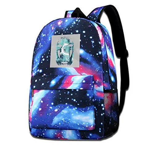 Borsa a spalla con stampa galassia spirited Away Forest Dragon No Face Studio Ghibli Fashi...