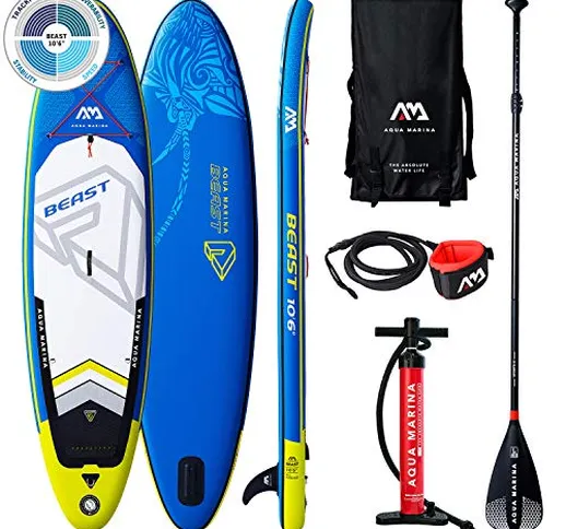 Stand up Paddle Board, Set gonfiabile BEAST 2020 iSUP Spessore 10.6 Pollici Stand Up Paddl...