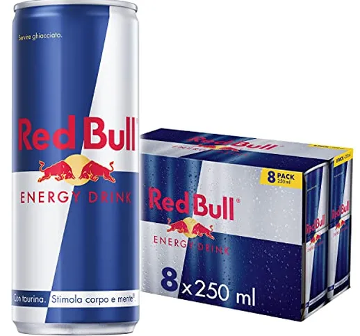 Red Bull Energy Drink, 250 ml (8 Lattine)